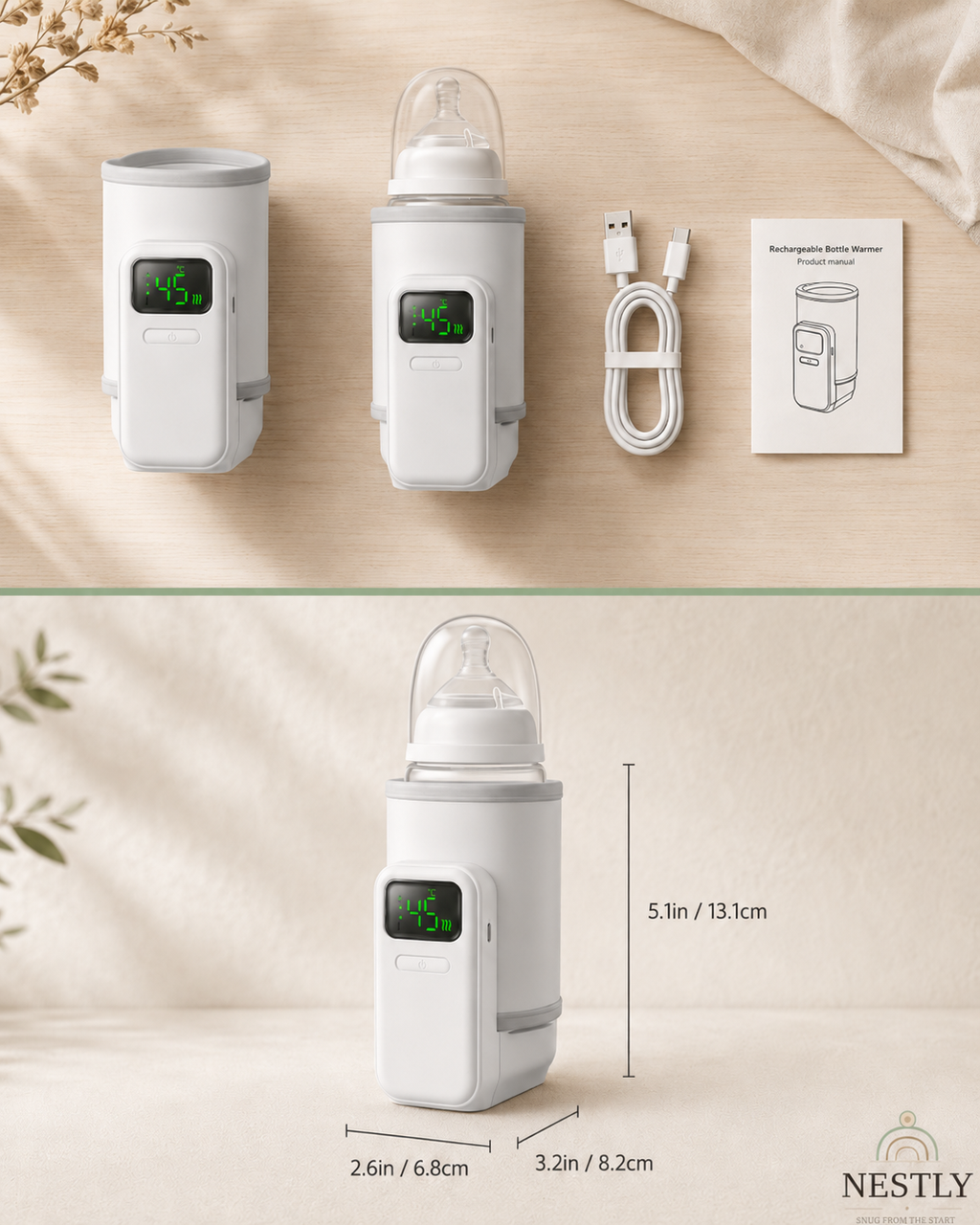 On-the-Go Portable Bottle Warmer