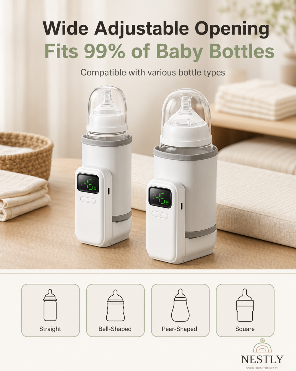 On-the-Go Portable Bottle Warmer