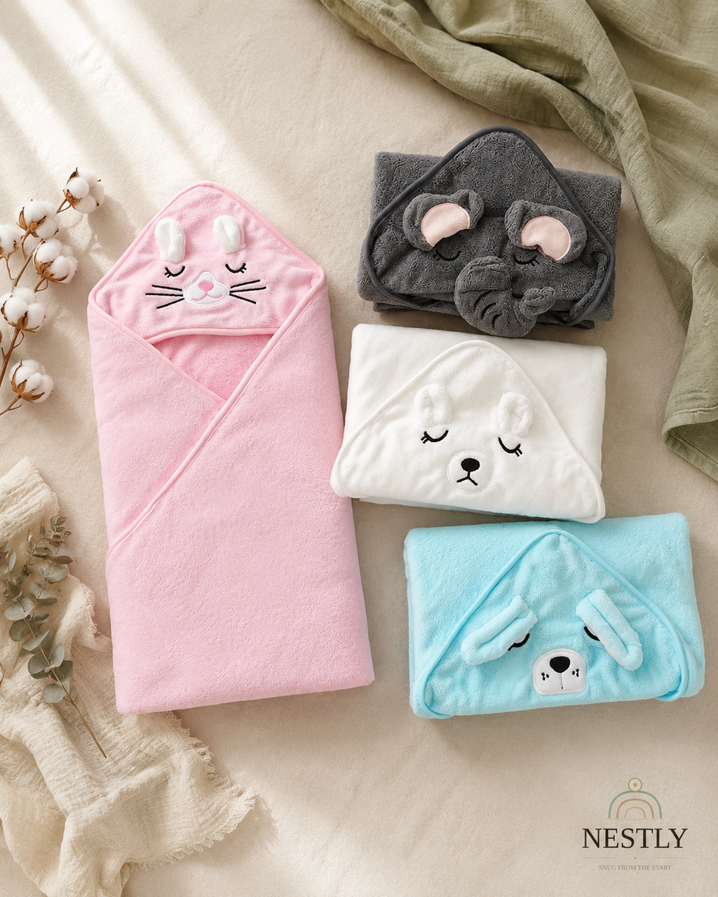 CuddleHood Towel Set of 2