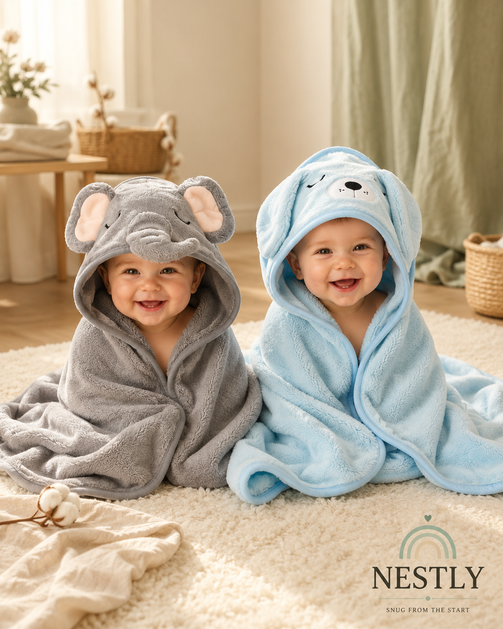 CuddleHood Towel Set of 2