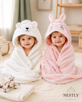 Bath Time Bundle - Cradle Bath Seat, Crabby Bath Guard, CuddleHood Towel Set