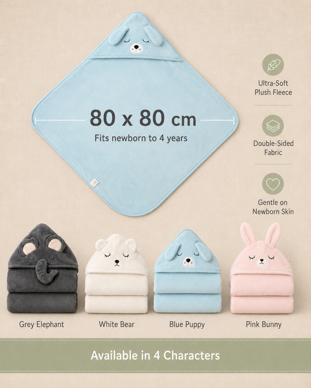 CuddleHood Towel Set of 2